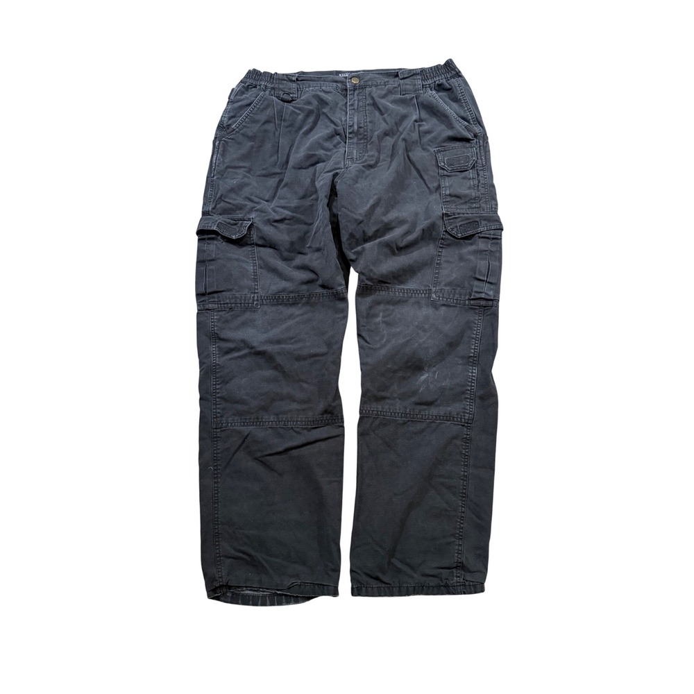 5.11 Tactical Cargo Pants 38x32 Black Faded Heavyweight Utility‎ Workwear 74268